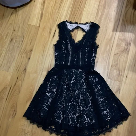 Heartloom | Dresses | Heartloom Blacknude Lace Dress | Poshmark